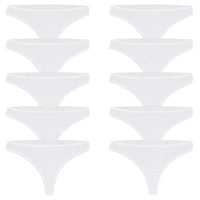 Women's 100% Cotton T-Back Thong Pantie Underwear