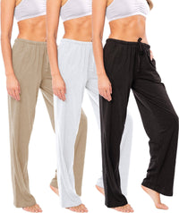 Women's Soft Flex 100% Cotton Knit Pajama Pants