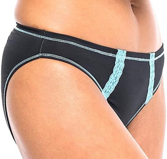 12 Pack Women's Hi-Cut Micro Fiber Stretch Bikini Panties