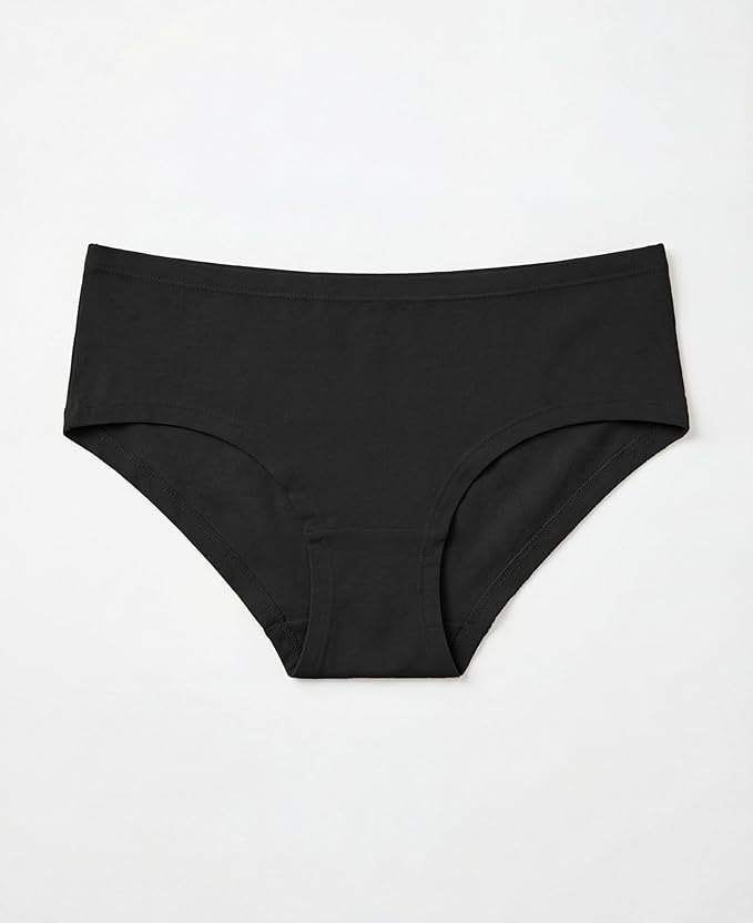 Sexy Basics Women's Cotton Stretch Flexible Fit Hipster Panties