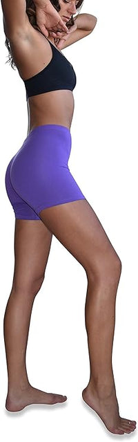 12 Pack Women's Cotton-Spandex Mini Bike Short Boxer Breifs
