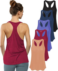 Women's Flowy Racerback Burnout Tank Top Super Lightweight & Soft