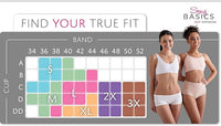 Women's Cotton Spandex Racer Back Bra | 4 Way Stretch Pullover Sport Comfort Bra