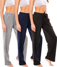 Women's Soft Flex 100% Cotton Knit Pajama Pants