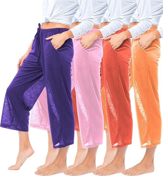 Women's Capri Length Lounge & Cover Up Spa Pants