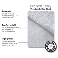 2 Pack Women's French Terry Drawstring Relaxed Sweatpants