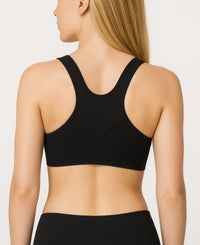 5 Pack Women's Cotton-Spandex Racerback Pull-Over Sports Bra