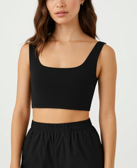 Women's Cami Crop Tank Sport Bra