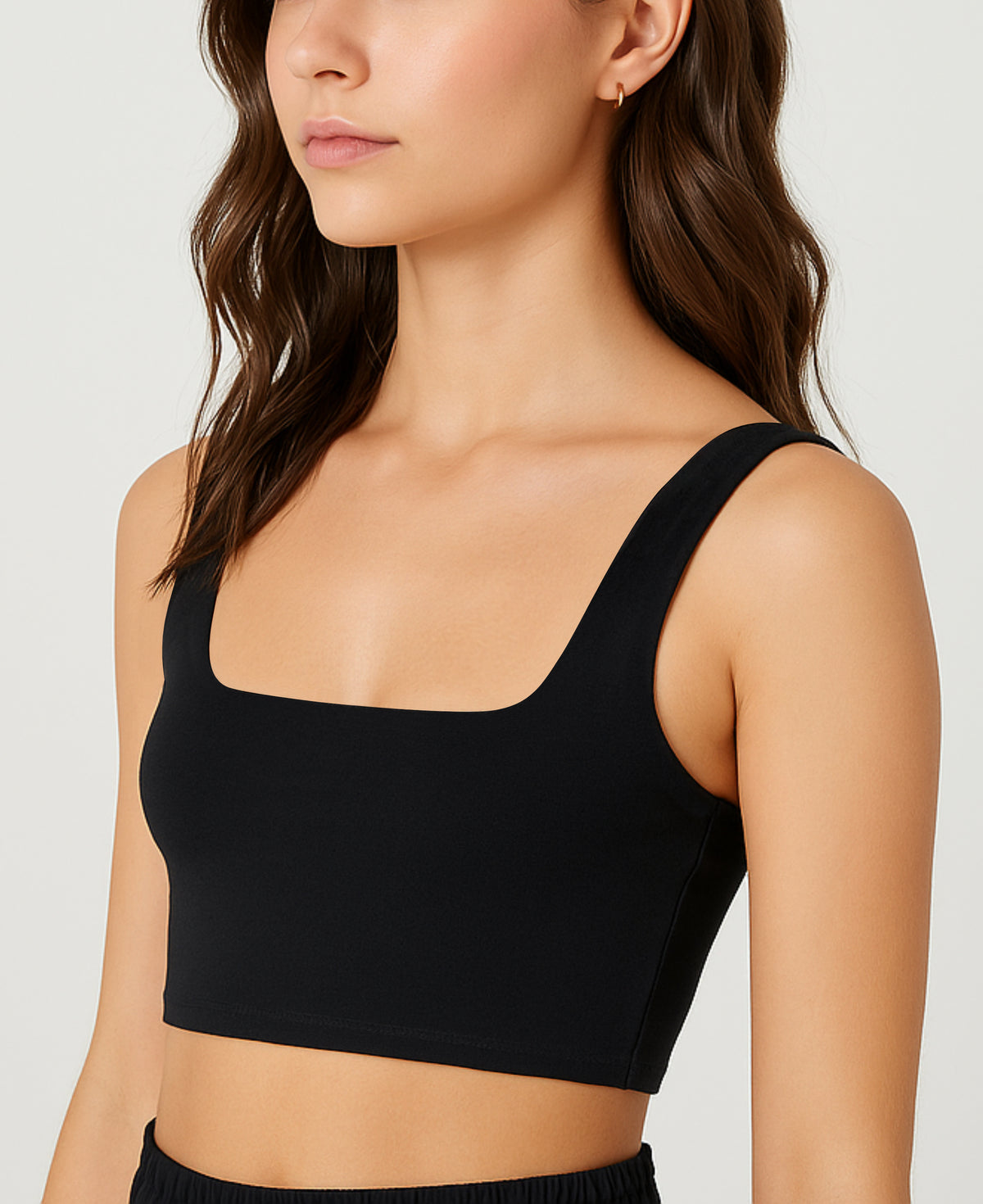 Women's Cami Crop Tank Sport Bra