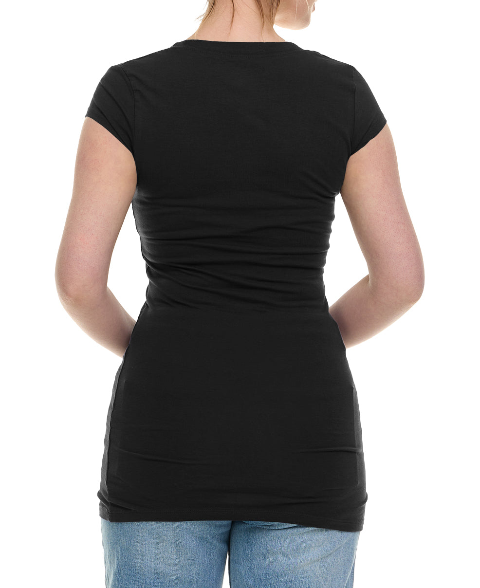 5 Pack Women's Long Tunic T-Shirt