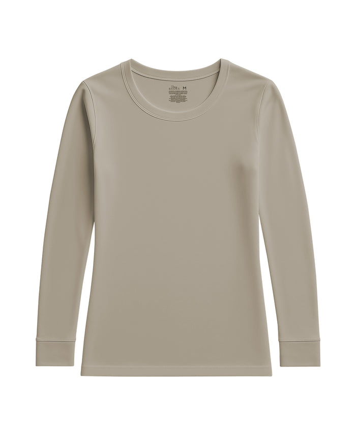 Women's 5 Pack Casual & Active Basic Cotton Stretch Long Sleeve Round Crew Neck Athletic T-Shirt Tops