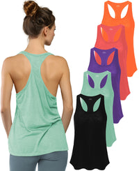 Women's Flowy Racerback Burnout Tank Top Super Lightweight & Soft