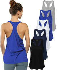 Women's Flowy Racerback Burnout Tank Top Super Lightweight & Soft