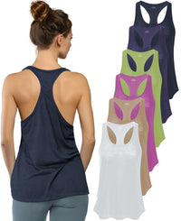 Women's Flowy Racerback Burnout Tank Top Super Lightweight & Soft