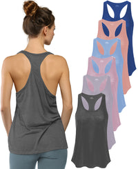 Women's Flowy Racerback Burnout Tank Top Super Lightweight & Soft