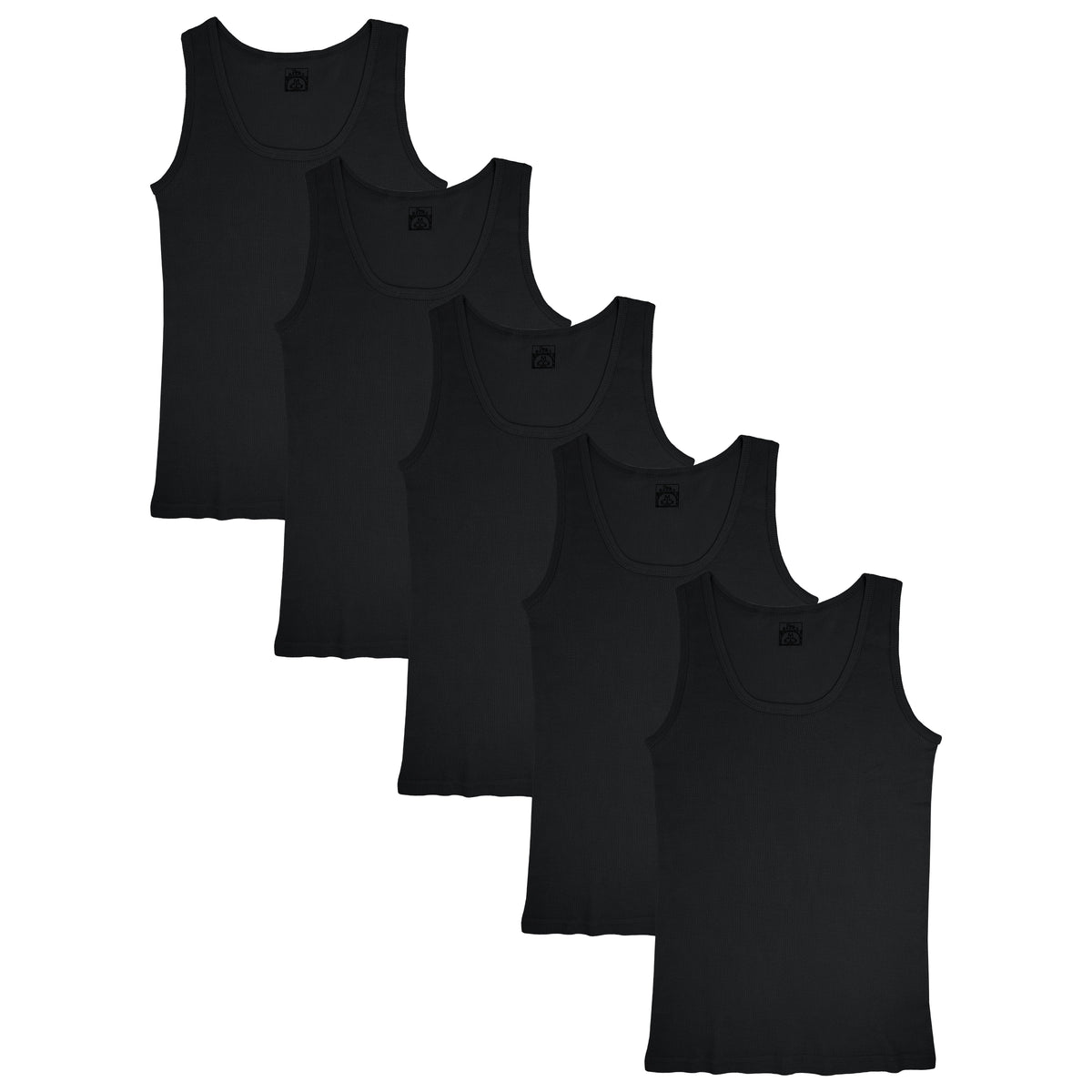 Women's Knit Rib Tank Tops | Lightweight Cotton Blend Sport Cami | Multi Pack Colors