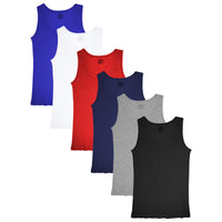 Women's Basic 100% Cotton Ribbed Tank Top Undershirt