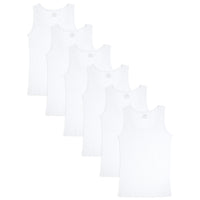 Women's Basic 100% Cotton Ribbed Tank Top Undershirt