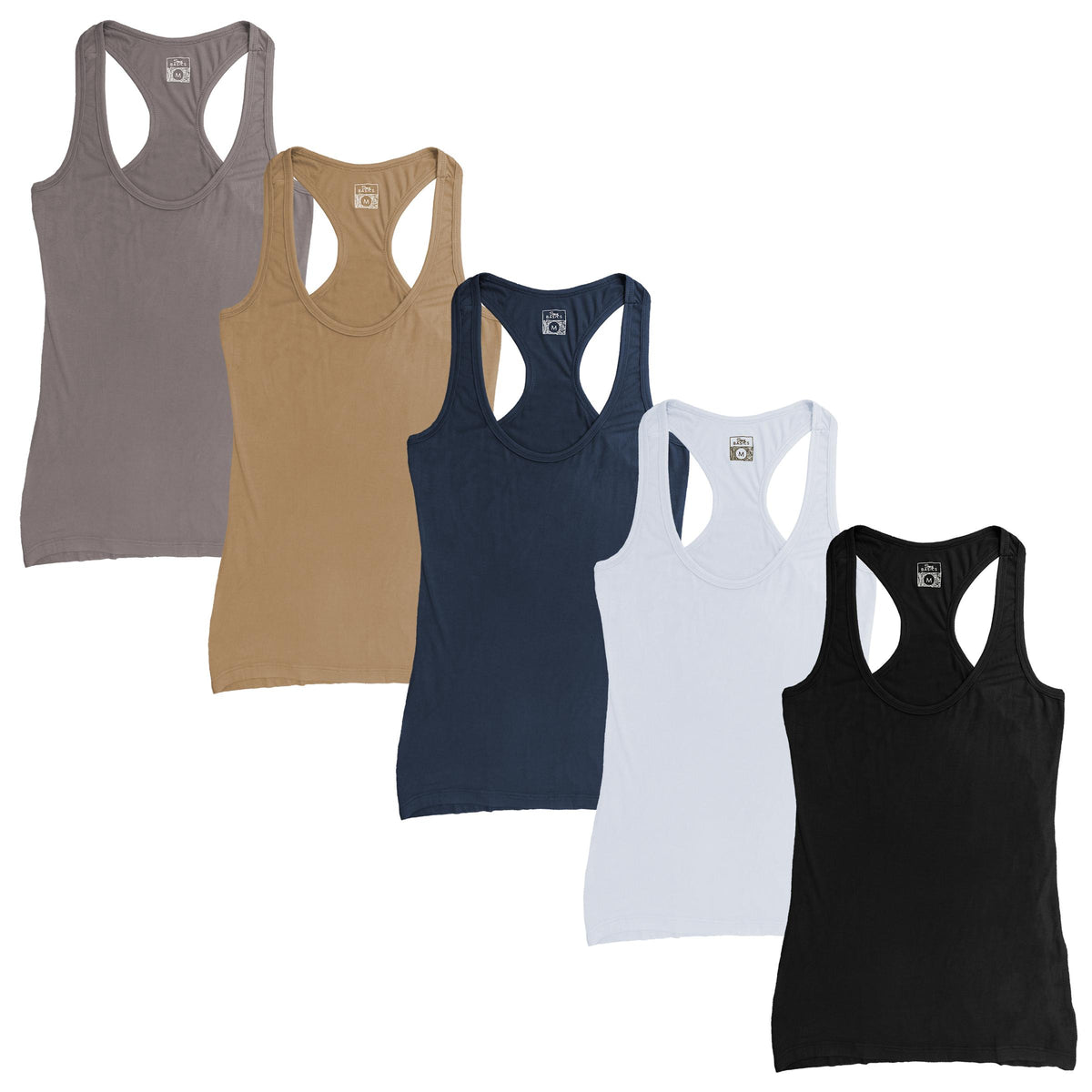 Women's Racer Back Workout Tank Tops Soft Body Fit Athletic Tanks