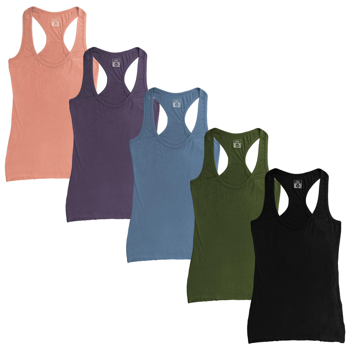 Women's Racer Back Workout Tank Tops Soft Body Fit Athletic Tanks