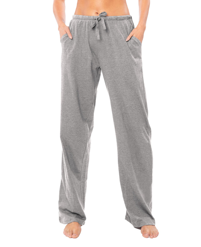 Women's Soft Flex 100% Cotton Knit Pajama Pants