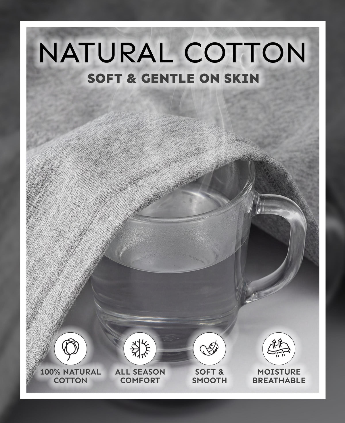 Women's Cotton Short Sleeve Long Sleep Shirt