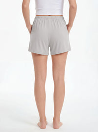 Women's Cotton Drawstring Super Soft Workout Shorts - Yoga Flowy Casual Lounge Sleep