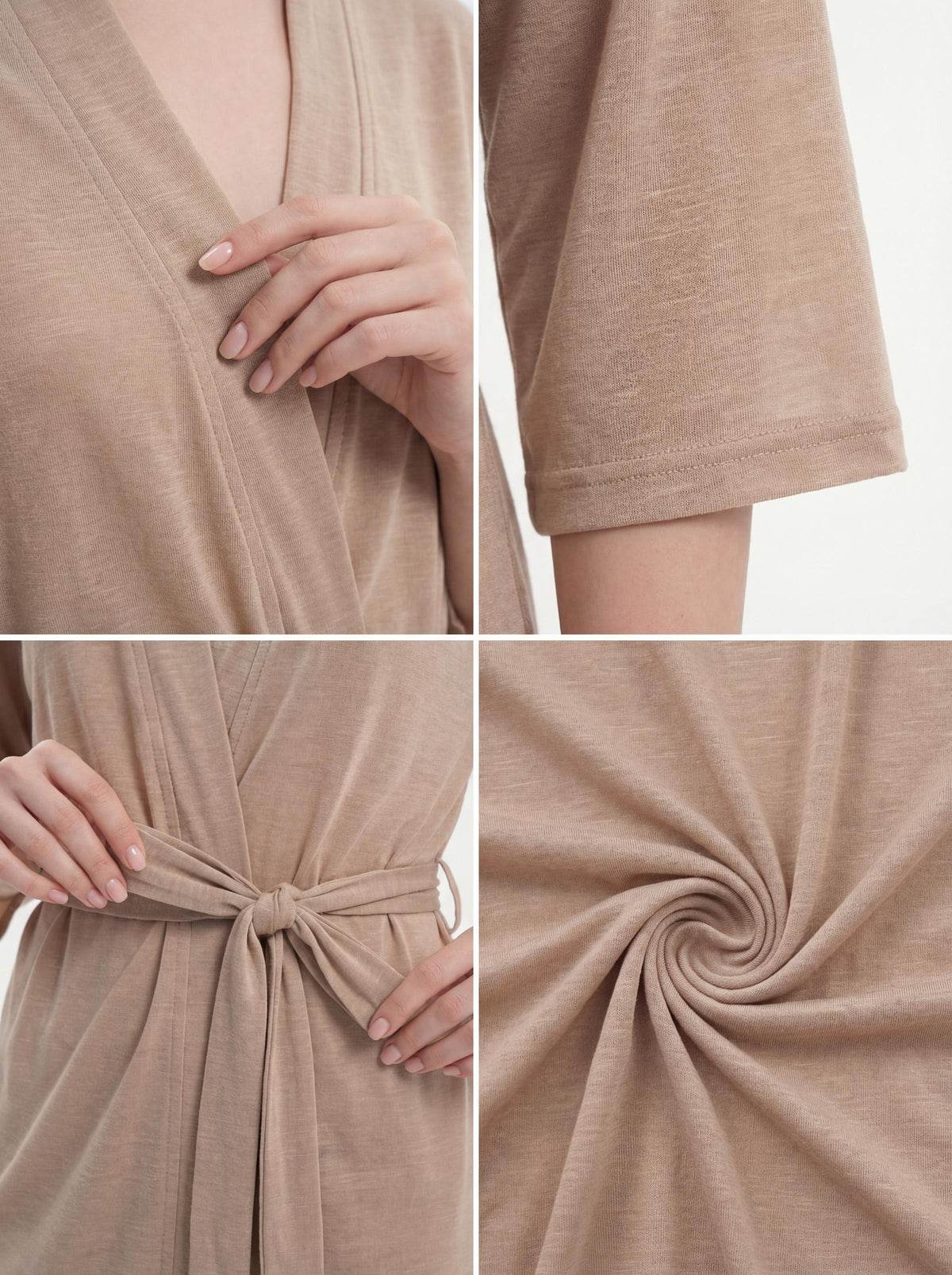 Women's Kimono Robes Lightweight Long Bath Robe Coverup