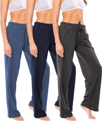 Women's Soft Flex 100% Cotton Knit Pajama Pants