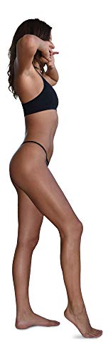 Sexy Basics Women's 12 Pack Ultra-Soft Cotton Stretch G String Bikini T-Back Thong Underwear/No Show Panties