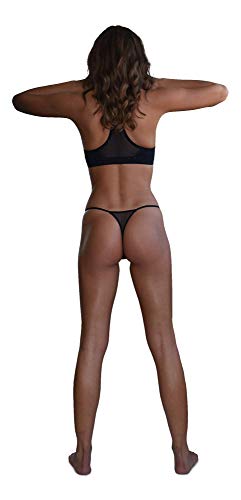 Sexy Basics Women's 12 Pack Ultra-Soft Cotton Stretch G String Bikini T-Back Thong Underwear/No Show Panties