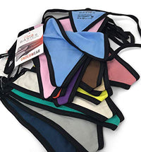 Sexy Basics Women's 12 Pack Ultra-Soft Cotton Stretch G String Bikini T-Back Thong Underwear/No Show Panties