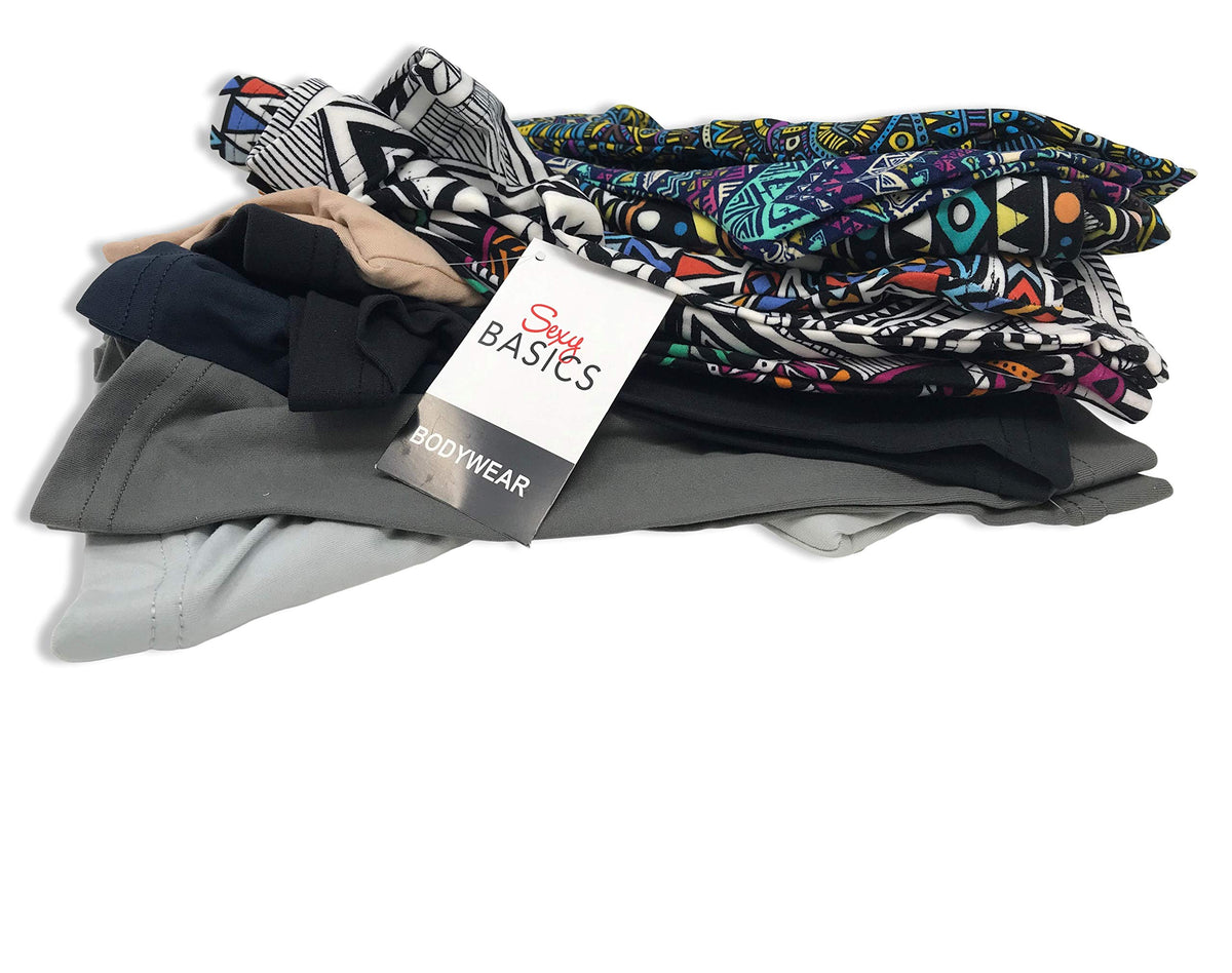Womens 12 Pack Ultra Soft Brushed Active Yoga Stretch Mini -Bike Short Boxer Briefs